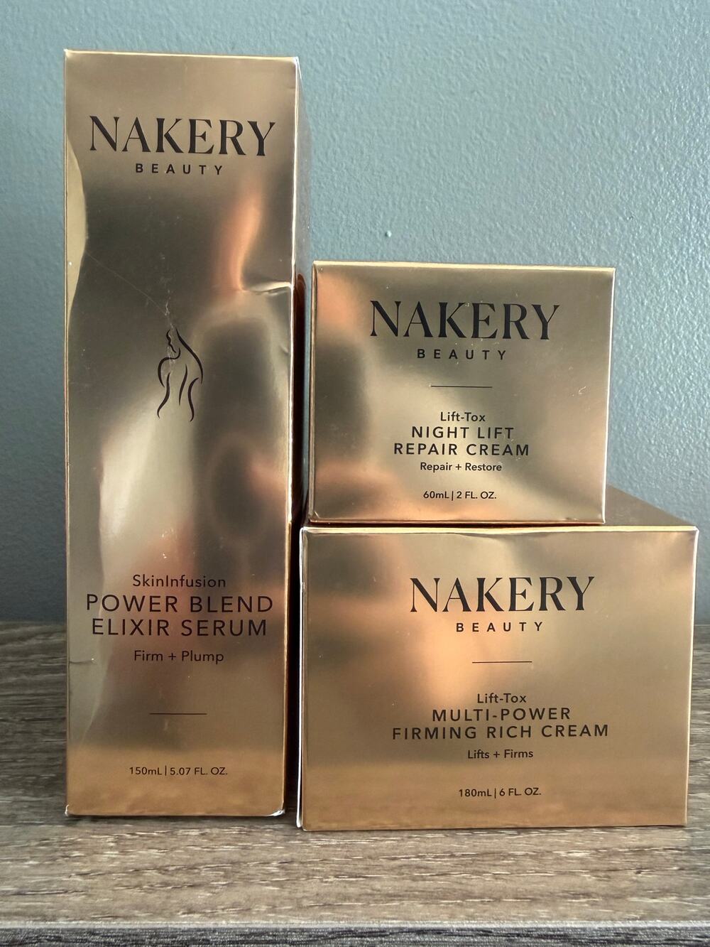 Nakery Beauty 3-Piece Firming Skincare Set